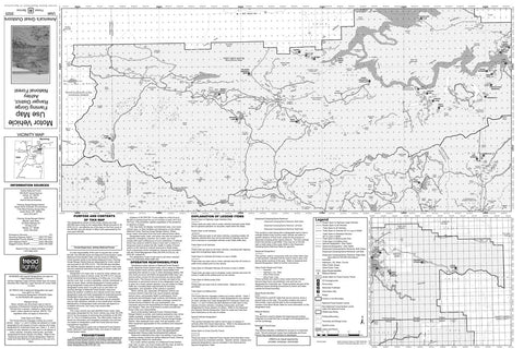 Ashley NF Flaming Gorge RD Front Motor Vehicle Use Map 2025 Preview 1