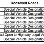 Ashley NF Roosevelt RD Front Motor Vehicle Use Map Inset 1 2025 Preview 3