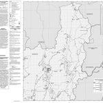 Boise National Forest Cascade RD East Side Motor Vehicle Use Map 2025 MVUM Preview 1