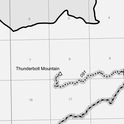 Boise National Forest Cascade RD East Side Motor Vehicle Use Map 2025 MVUM Preview 2