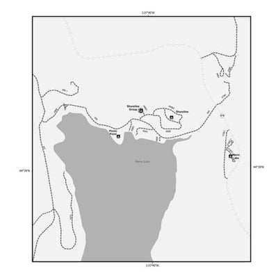 Boise National Forest Cascade RD West Side Motor Vehicle Use Map 2025 INSET 1 Preview 1