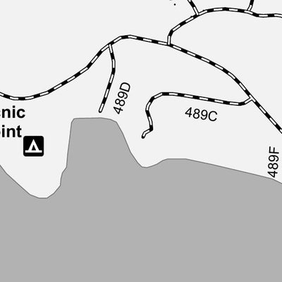 Boise National Forest Cascade RD West Side Motor Vehicle Use Map 2025 INSET 1 Preview 2