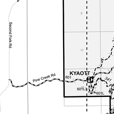 Boise National Forest Emmett RD West Side Motor Vehicle Use Map 2025 Preview 2