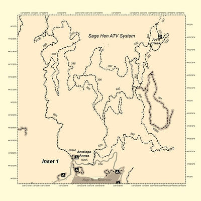 Boise National Forest Emmett RD West Side Motor Vehicle Use Map INSET 1 2025 Preview 1