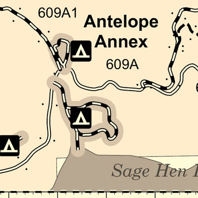 Boise National Forest Emmett RD West Side Motor Vehicle Use Map INSET 1 2025 Preview 3