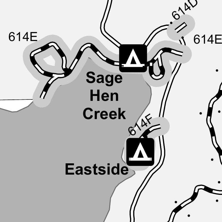 Nps Map With Inset Boise National Forest Emmett RD West Side Motor Vehicle Use Map INSET 2 ...