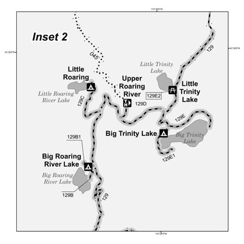 Boise National Forest Mountain Home RD West Side Motor Vehicle Use Map 2025 INSET 2 Preview 1