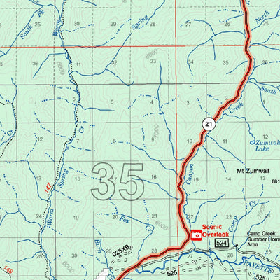 US Forest Service R4 Boise National Forest Visitor Map North Half 2018 digital map