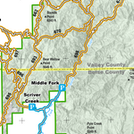 Boise National Forest Winter Travel Map Emmett & Lowman Ranger Districts 2026 Preview 2