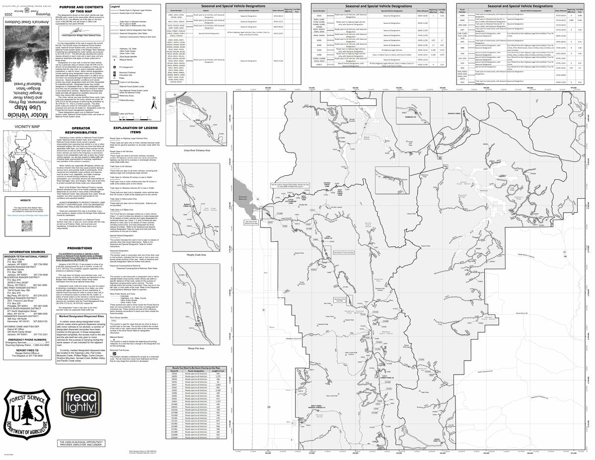 Bridger-Teton National Forest Big Piney and Greys River Ranger District ...