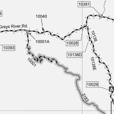 Bridger-Teton National Forest Big Piney and Greys River Ranger District Motor Vehicle Use Map 2025 Preview 2