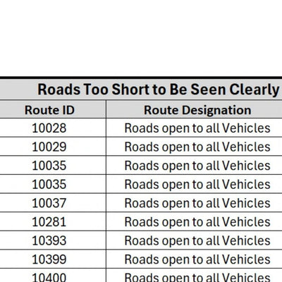 Bridger-Teton National Forest Big Piney and Greys River Ranger District Motor Vehicle Use Map 2025 Preview 3