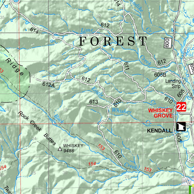 US Forest Service R4 Bridger-Teton National Forest Big Piney, Greys River & Kemmerer Ranger Districts North Half digital map