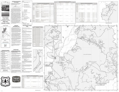 Bridger-Teton National Forest Jackson RD Front Page Motor Vehicle Use Map 2025 MVUM Preview 1