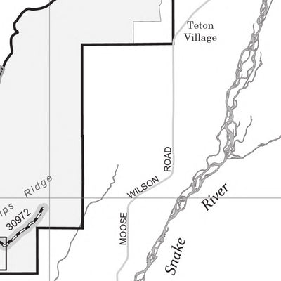 Bridger-Teton National Forest Jackson RD Front Page Motor Vehicle Use Map 2025 MVUM Preview 2