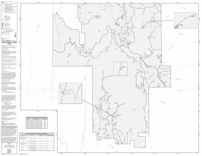 Bridger-Teton National Forest Kemmerer Ranger District Back Page Motor Vehicle Use Map 2025 MVUM Preview 1