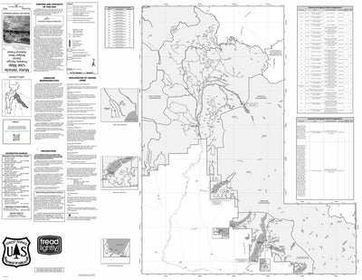 Bridger-Teton NF Pinedale Ranger District Motor Vehicle Use Map NW 2025 Preview 1