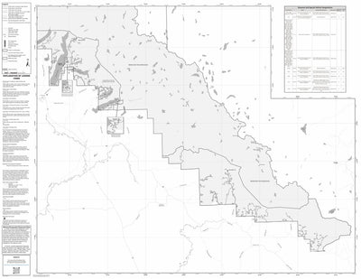 Bridger-Teton NF Pinedale Ranger District Motor Vehicle Use Map SE 2025 Preview 1