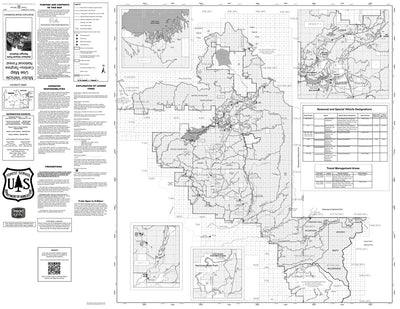 Caribou-Targhee NF Ashton/Island Park RD Motor Vehicle Use Map 2025 MVUM Preview 1