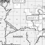 Caribou-Targhee NF Ashton/Island Park RD Motor Vehicle Use Map 2025 MVUM Preview 2