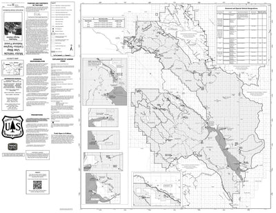 Caribou-Targhee NF Palisades RD Motor Vehicle Use Map 2025 MVUM Preview 1