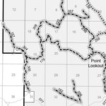 Caribou-Targhee NF Palisades RD Motor Vehicle Use Map 2025 MVUM Preview 2
