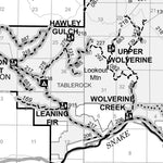 Caribou-Targhee NF Palisades RD Motor Vehicle Use Map 2025 MVUM Preview 3