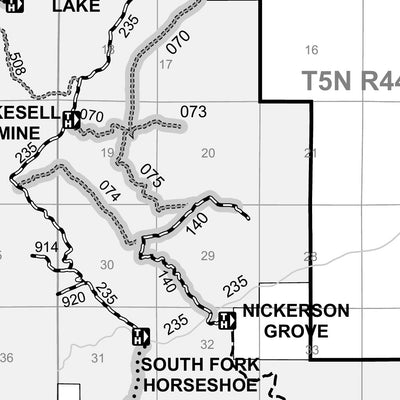 Caribou-Targhee NF Teton Basin RD Motor Vehicle Use Map 2025 MVUM Preview 2