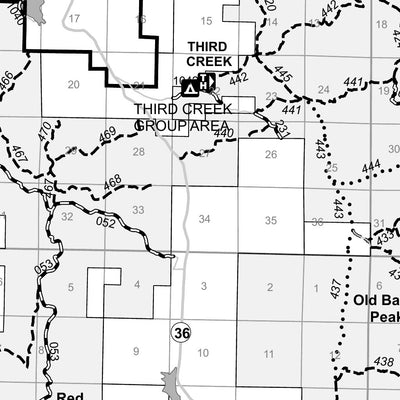 Caribou-Targhee NF West Side RD South Half and Curlew NG Motor Vehicle Use Map 2025 MVUM Preview 3