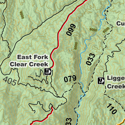 Boise National Forest Cascade Ranger District Trail Map 2025 Preview 3