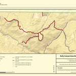 Caribou-Targhee National Forest Kelly Canyon Area Mountain Bike Trail Map 2024 Preview 1