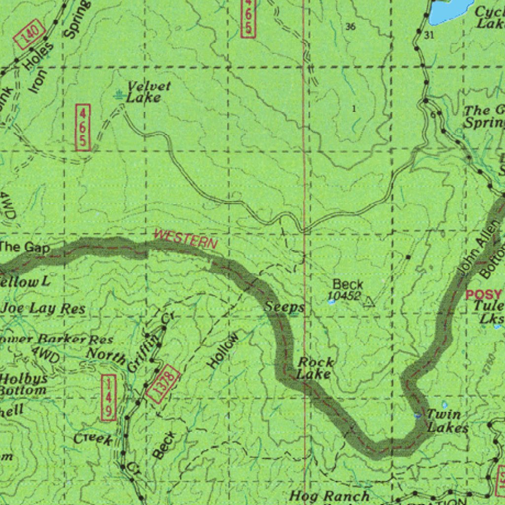 Dixie National Forest Escalante and Teasdale Ranger Districts 2006 Map ...