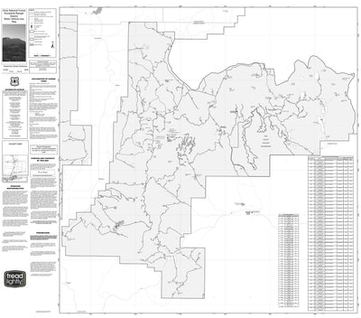 Dixie National Forest Escalante Ranger District Motor Vehicle Use Map 2025 Preview 1
