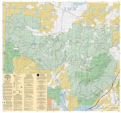 US Forest Service R4 Dixie National Forest Pine Valley Ranger District Travel Map 2019 digital map