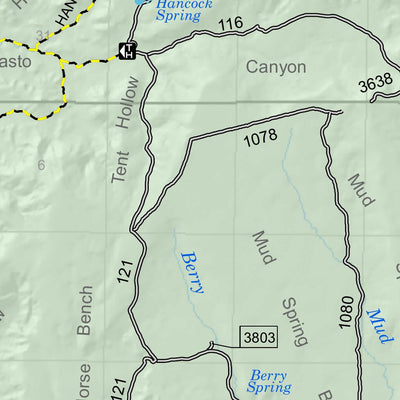 US Forest Service R4 Dixie National Forest Powell Ranger District Travel Map 2019 digital map