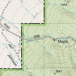 US Forest Service R4 Fishlake National Forest, Coffee Peak, UT 10 digital map
