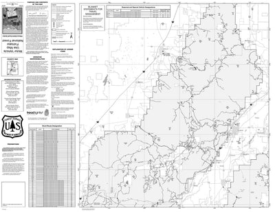 Fishlake National Forest Fillmore District South Section Motor Vehicle Use Map 2022 Preview 1
