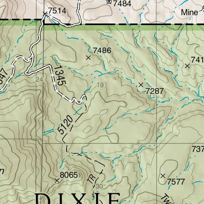 US Forest Service R4 Fishlake National Forest, Grover, UT 81 digital map