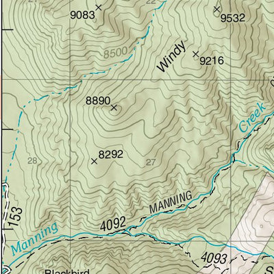 US Forest Service R4 Fishlake National Forest, Marysvale Peak, UT 58 digital map