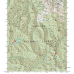 US Forest Service R4 Fishlake National Forest, Mount Belknap, UT 55 digital map
