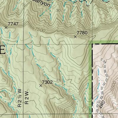 US Forest Service R4 Fishlake National Forest, Richfield, UT 28 digital map