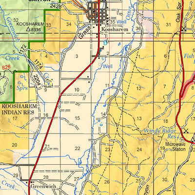 US Forest Service R4 Fishlake National Forest Visitor Map South Half 2024 digital map