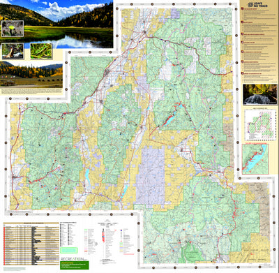 Fishlake National Forest Visitor Map South Half 2024 Preview 1