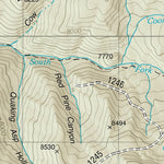 US Forest Service R4 Fishlake National Forest, Woods Lake, UT 13 digital map