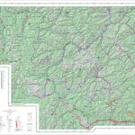 US Forest Service R4 Frank Church-RONR Wilderness South Half Map Salmon-Challis, Payette, Boise NFs 2023 digital map