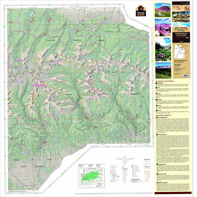 US Forest Service R4 High Uintas Wilderness East Half Ashley NF 2019 digital map