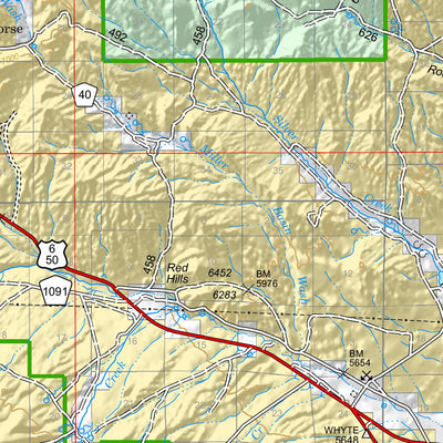 US Forest Service R4 Humboldt-Toiyabe National Forest Ely Ranger District East Side Forest Visitor Map 2022 digital map