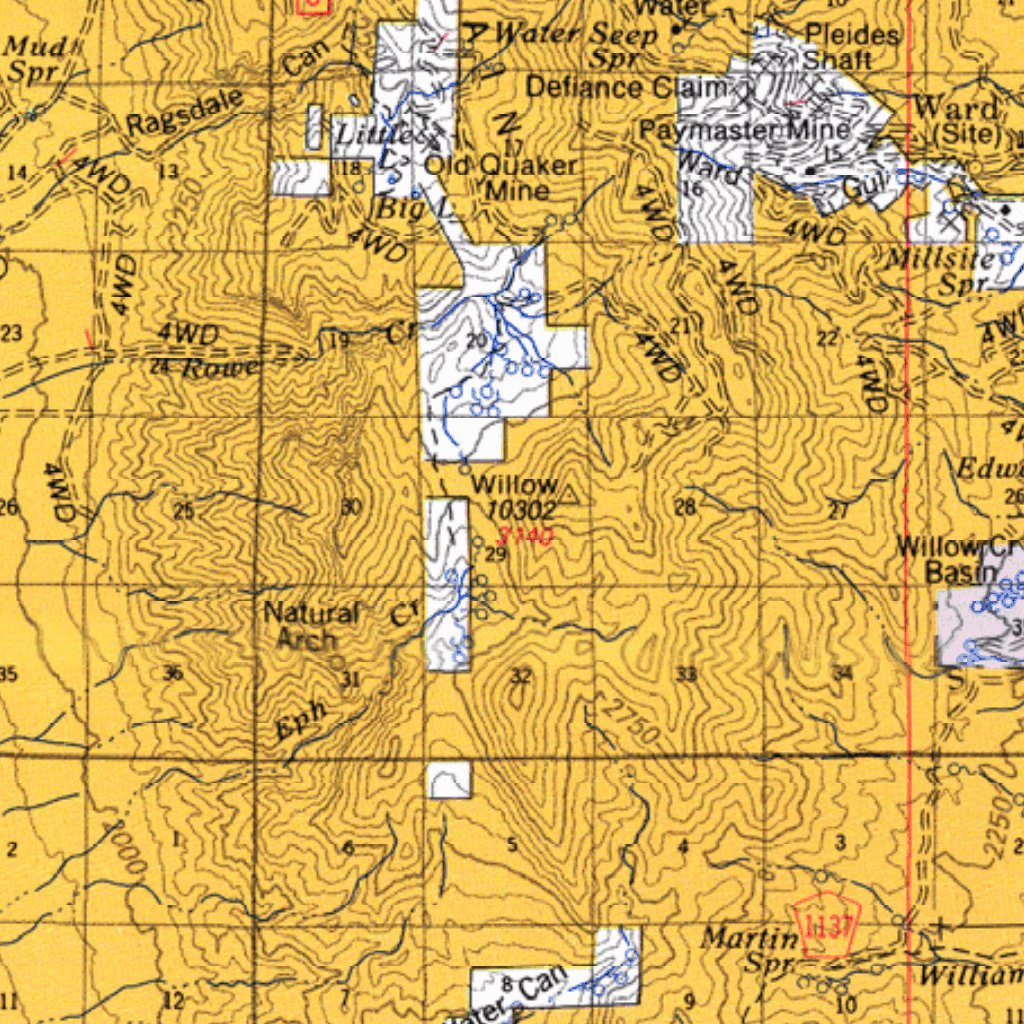 Humboldt-Toiyabe National Forest Ely Ranger District Northwest Quarter ...