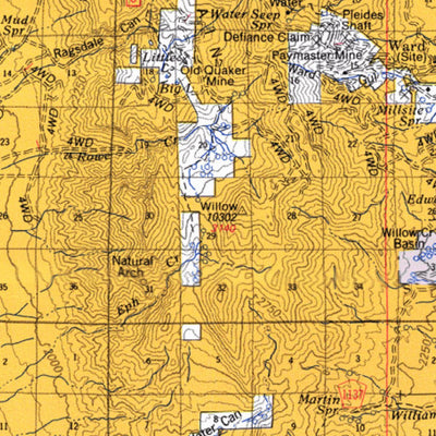 US Forest Service R4 Humboldt-Toiyabe National Forest Ely Ranger District Northwest Quarter 2000 digital map