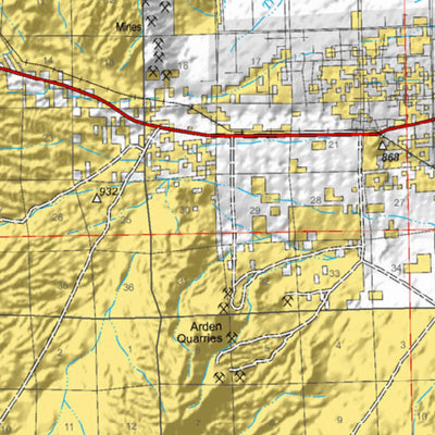 US Forest Service R4 Humboldt-Toiyabe National Forest Spring Mountain National Recreation Area 1997 digital map